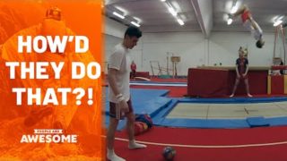 Extreme Trampoline Flips | How'd They Do That?!