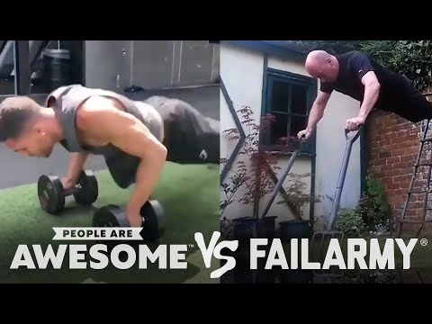 People Are Awesome vs. FailArmy | Weightlifting, Pool Trickshots & More!