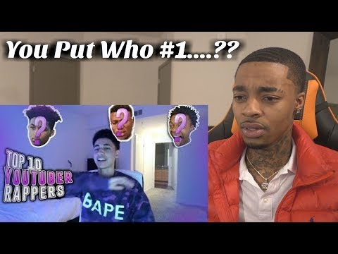 THE MOST BIASED Top 10 Youtuber Rappers list EVER SEEN REACTION!